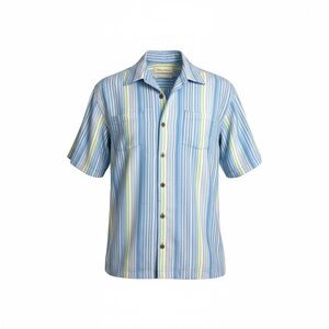 Tommy Bahama 100% silk, short sleeved button up shirt
